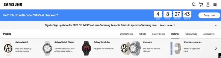 Samsung dzieli swoje urządzenia do noszenia Galaxy Watch na trzy kategorie. (Źródło obrazu: Samsung)