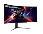 45GS95QE to jeden z dwóch nadchodzących 44,5-calowych monitorów do gier LG UltraGear OLED, na zdjęciu 45GR95QE. (Źródło zdjęcia: LG)