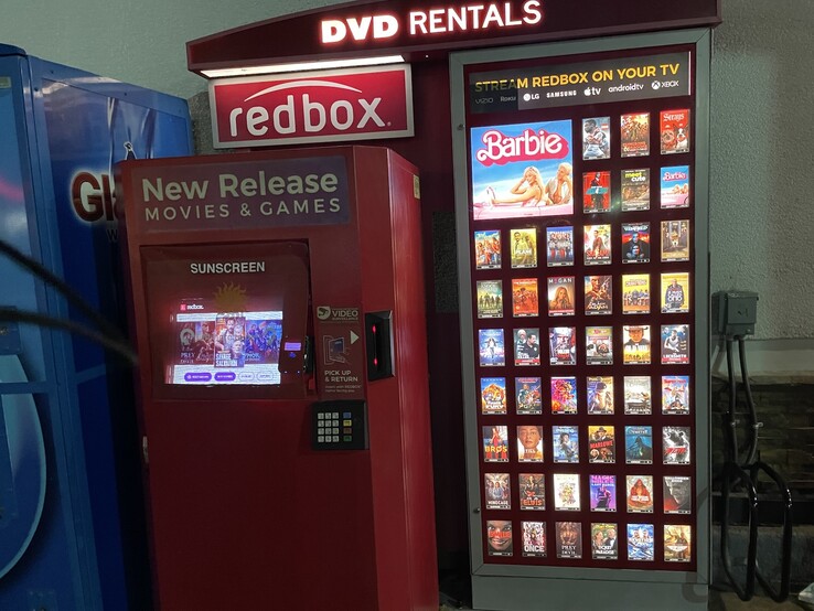 Wypożyczalnia płyt DVD przed supermarketem w Las Vegas. (Zdjęcie: Andreas Sebayang/Prywatnie)