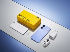 POCO C65 jest dostępny w trzech opcjach kolorystycznych, w tym fioletowej, na zdjęciu. (Źródło zdjęcia: Xiaomi)