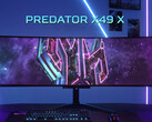 Predator X49 X wydaje się mieć ten sam panel QD-OLED 2. generacji, co ostatnie wersje RedMagic i Philips Evnia. (Źródło zdjęcia: Acer)