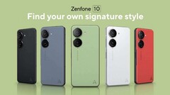 Zenfone 10 będzie dostępny w różnych kolorach. (Źródło obrazu: ASUS)