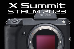 Fujifilm ma zaprezentować model GFX100 II podczas wrześniowego szczytu X Summit w Sztokholmie w Szwecji. (Źródło zdjęcia: Fujifilm - edytowane)