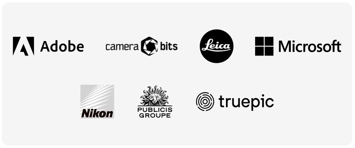 Firmy partnerskie, które wdrożą poświadczenia treści (Źródło obrazu: CAI)