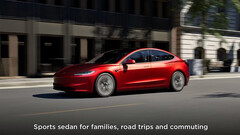 2024 Model 3 Highland pojawił się na krótko na stronie internetowej (zdjęcie: Tesla)