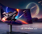 UltraGear OLED 45GS96QB posiada certyfikat VESA DisplayHDR 400 True Black, na zdjęciu 45GR95QE. (Źródło zdjęcia: LG)