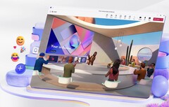 Przestrzeń robocza Microsoft Mesh 3D VR w MS Teams jest już dostępna dla wszystkich użytkowników. (Źródło: Microsoft)