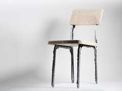 Nie eleganckie, ale wydrukowane: krzesło (źródło: MIT Self-Assembly Lab)