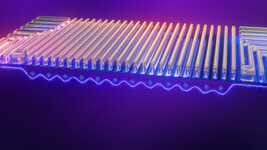 Elektron pod 12-kubitowymi bramkami kropek kwantowych (źródło zdjęcia: Intel)
