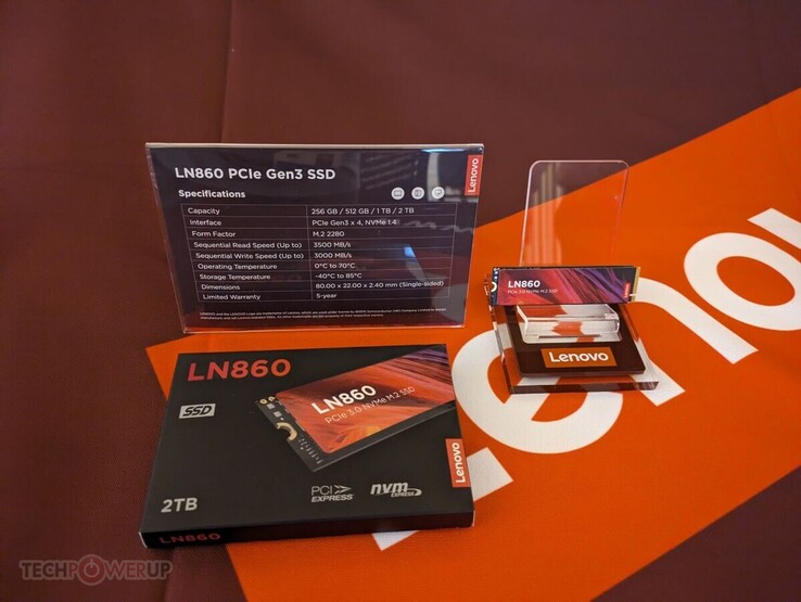 Dysk SSD LN860 Gen3 (źródło obrazu: TechPowerUp)