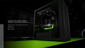 Nvidia GeForce RTX 4070 Ti Super. (Źródło: Nvidia)