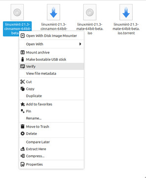 Ulepszone menu kontekstowe w przeglądarce plików Nemo dzięki Action Spice (Obraz: Linux Mint).