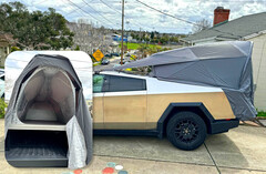 Produkcyjny namiot Basecamp Tesli Cybertruck nie ma prawie nic wspólnego z pierwotnie reklamowaną wersją. (Źródło zdjęcia: Cybertruck Owners&#039; Club)