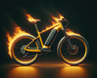 Pożary rowerów elektrycznych mogą wystąpić podczas ładowania baterii, ale także podczas przechowywania (symboliczny obraz: Dall-E / AI)