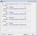 CPU-Z Caches CPU-Z Caches