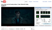 480p, z YouTube: "Harry Potter and the Deathly Hollows" (Flash) - płynnie