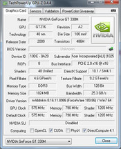 GPU-Z: Nvidia GeForce GT 330M