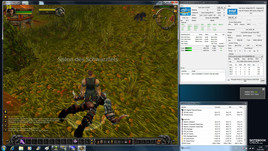test gry World of Warcraft - jest throttling (taktowanie CPU: 1,2 GHz)