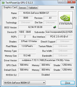 Systeminfo GPU-Z