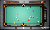 Pool Master Pro, wykorzystany cały ekran