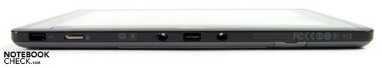spód tabletu: USB, blokada orientacji obrazu, USB, gniazdo karty SIM spód tabletu: USB, blokada orientacji obrazu, USB, gniazdo karty SIM