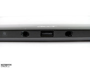 port USB służący (po zadokowaniu) do komunikacji między tabletem a stacją bazową może być normalnie używany, kiedy tablet jest oddzielony od stacji port USB służący (po zadokowaniu) do komunikacji między tabletem a stacją bazową może być normalnie używany, kiedy tablet jest oddzielony od stacji