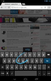 standardowa klawiatura systemu Android