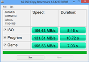 AS SSD Copy-Benchmark