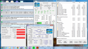 temperatury i taktowanie CPU w teście Prime95 + FurMark temperatury i taktowanie CPU w teście Prime95 + FurMark
