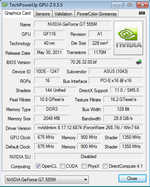 GPU-Z Graphics Card (NVIDIA GeForce GT 555M)