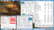 temperatury i taktowanie CPU w teście FurMark temperatury i taktowanie CPU w teście FurMark