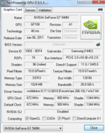 GPU-Z (NVIDIA GeForce GT 540M) GPU-Z (NVIDIA GeForce GT 540M)