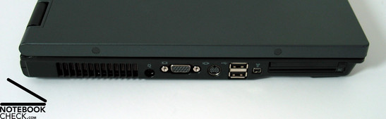 HP Compaq nw9440 z lewej