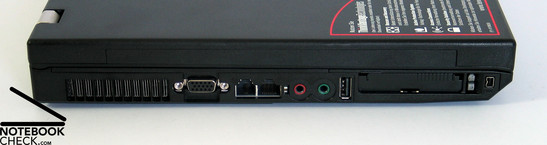 Lenovo Thinkpad R61 z lewej