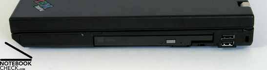 Lenovo Thinkpad R61 z prawej