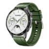 Huawei Watch GT 4 Spring Edition czarny pasek fluoroelastomerowy 46 mm + świerkowo-zielony pasek fluoroelastomerowy 2 w 1. (Źródło zdjęcia: Huawei)