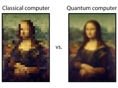 Różnica między komputerami klasycznymi i kwantowymi. (Zdjęcie: Caltech)