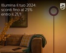 Konto Philips Hue Italia na Instagramie udostępniło zdjęcie niewydanej jeszcze lampy podłogowej. (Źródło zdjęcia: Philips Hue Italia via Hueblog)