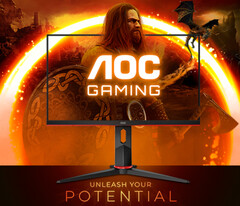 Q24G2A/BK to najnowszy gamingowy monitor marki AOC z serii AGON. (Źródło obrazu: AOC)