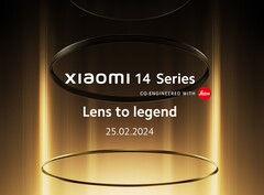 Seria Xiaomi 14 zadebiutuje na całym świecie 25 lutego. (Źródło: Xiaomi)
