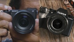 Sony A6700 i Fujifilm X-S20 oferują dużą moc w zaskakująco małych korpusach APS-C. (Źródło zdjęcia: Sony / Fujifilm - edytowane)