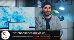 Kanał YouTube Notebookcheck przekroczył niedawno 50 tysięcy subskrybentów. (Źródło obrazu: NotebookcheckReviews na YouTube)