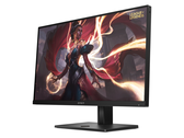 HP Omen 25 (na zdjęciu) ma regulowaną w czterech kierunkach podstawę z funkcjami wysokości, pochylenia, obrotu i obrotu. (Źródło zdjęcia: HP)