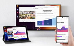 Samsung DeX nadal oferuje najbardziej wyrafinowany tryb pulpitu na smartfonach i tabletach Android. (Źródło obrazu: Samsung)