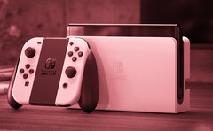 Model Nintendo Switch OLED został wydany w 2021 roku i jest umieszczony w metalowej obudowie. (Źródło zdjęcia: Nintendo - edytowane)