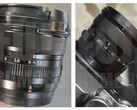 Wyciekłe zdjęcia obiektywu Fujinon XF8mm f/3.5 R WR ujawniają kompaktowy rozmiar i ręczny pierścień przysłony. (Źródło zdjęcia: Fuji Rumors)