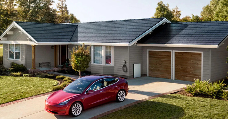 Przykład zrealizowanego dachu solarnego Tesli (Zdjęcie: Tesla)