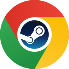 Steam na ChromeOS jest już w wersji Beta i dostępny na większej ilości urządzeń. (Image via Google and Valve w/ edits)