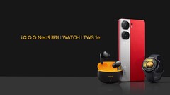 Zegarek iQOO Watch i słuchawki Ie z Neo9. (Źródło: iQOO)