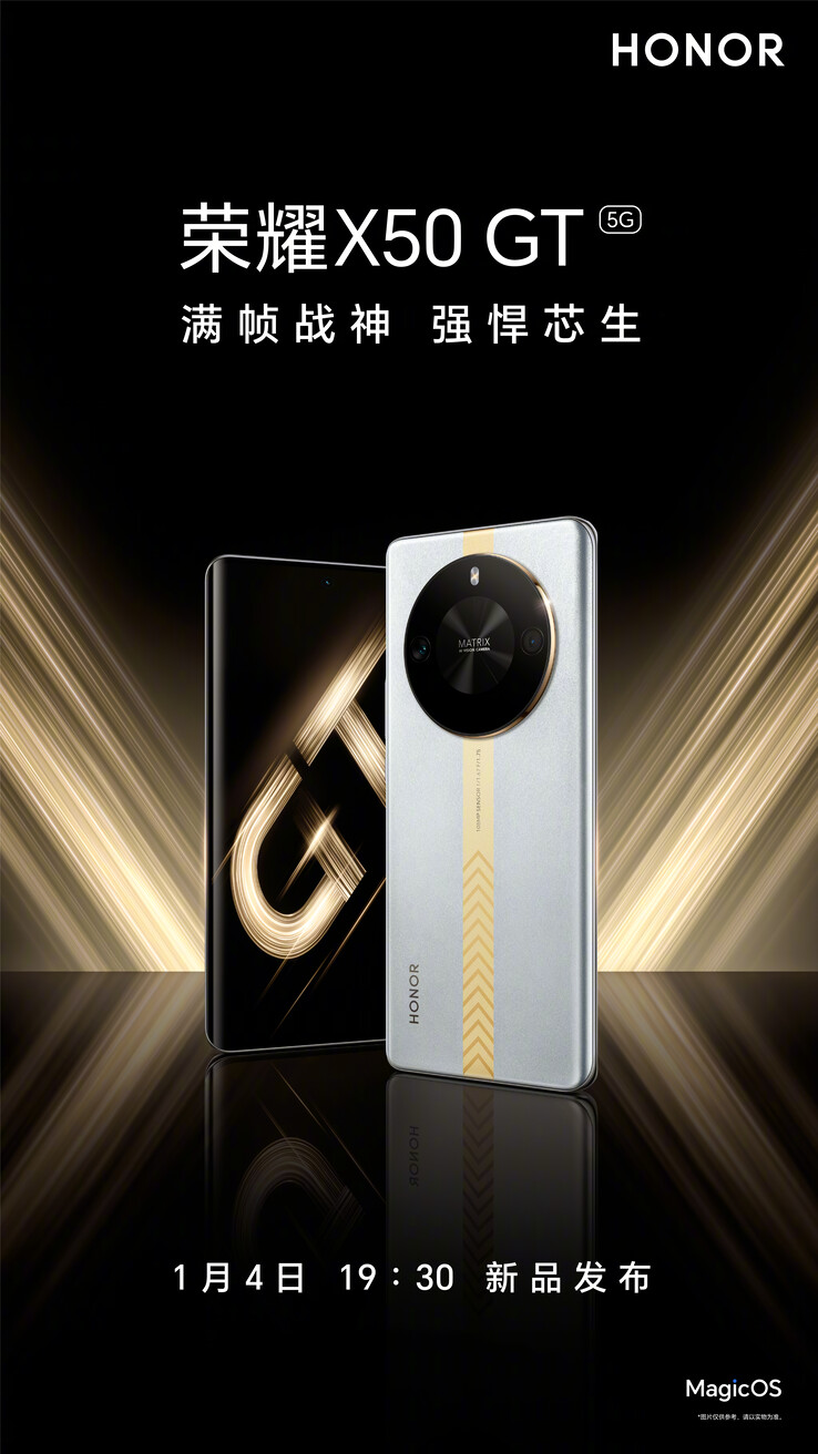 Honor X50 GT jest już w drodze. (Źródło: Honor via Weibo)